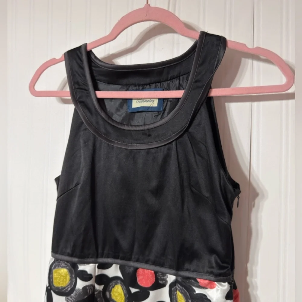 Emmelee for F.C. Black and Floral Kids Dress (TXA936)‎